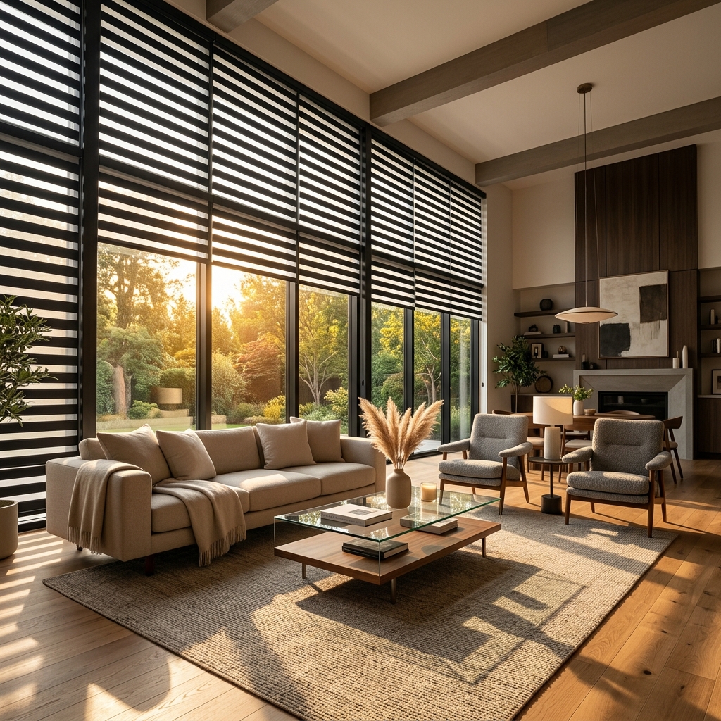 Luxury Zebra Blinds Interior
